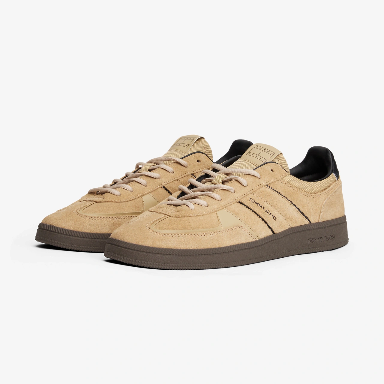 Tommy Hilfiger Greenwich Edge Suede Erkek Bej Spor Ayakkabı Em0em01609 Bej