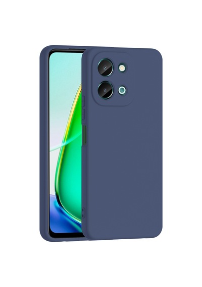Kilifone - Vivo Y28 4g Uyumlu Kılıf Esnek Koruyucu Mara Lansman Kapak - Lacivert - T37823