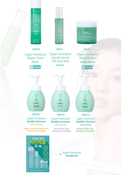 Hassas Ciltler İçin Yoğun Nemlendirici Bakım Serumu Super Panthenol Spicule Serum 100 Shot Mild 60063283