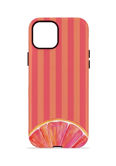 Apple iPhone Uyumlu 15 Plus Vorian Çift Katmanlı Magsafe Kılıf Grapefruit Sunset