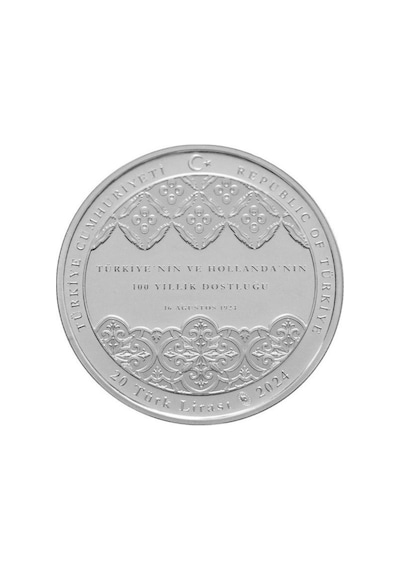Agakulche Türkiye - Hollanda Dostluğu Gümüş Sikke Coin