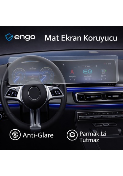 Engo Mercedes Eqv 12.3 İnç Mat Ekran Koruyucu Multimedya Gösterge Sadece Ekran Koruyucu