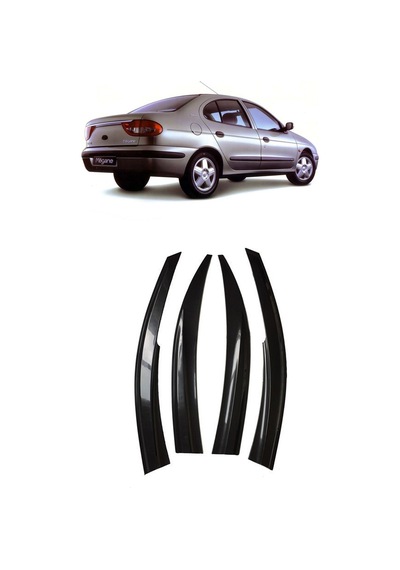 Renault Megane 1 Cam Rüzgarlığı Mugen Tip Yenilendi Parlak Siyah