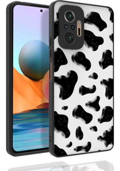 Xiaomi Redmi Note 10 Pro Kılıf Desenli Kamera Korumalı Parlak Zore Nora Kapak NO2