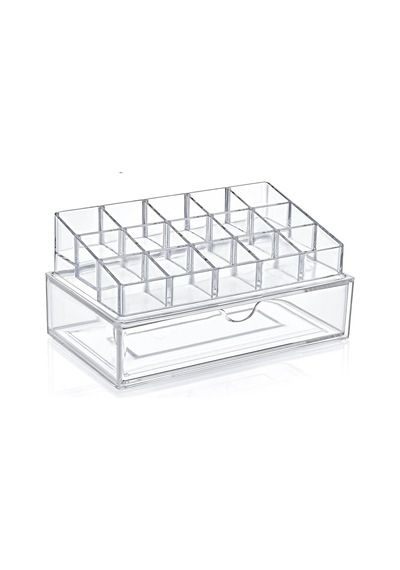 Tek Çekmeceli Kozmetik Ürün Düzenleyici Organizer Ak-613 Beyaz Diğer