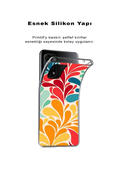 Samsung Galaxy S9 İle Uyumlu 1mm Slim Fit Retro Colors 5 Baskılı Şeffaf Kılıf