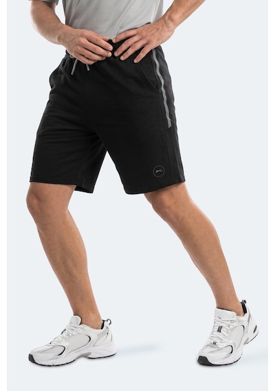 Slazenger Nolan I 2 Li Set Erkek Siyah - Koyu Gri Şort