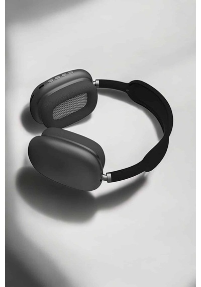 P9 - 741 - Plus Hi-fi Ses Kalitesi Ayarlanabilir Mikrofonlu Bluetooth - Shophnrl - Kulaklık Siyah
