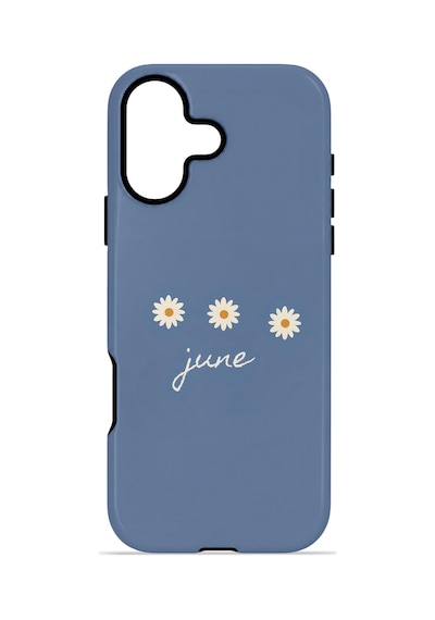 Apple iPhone Uyumlu 17 Vorian Çift Katmanlı Magsafe Kılıf June Daisy Blue