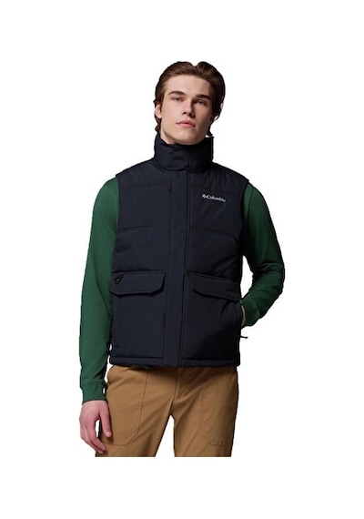 Columbia Landroamer Puffer Vest Erkek Outdoor Yeleği 2134281010 Siyah Siyah