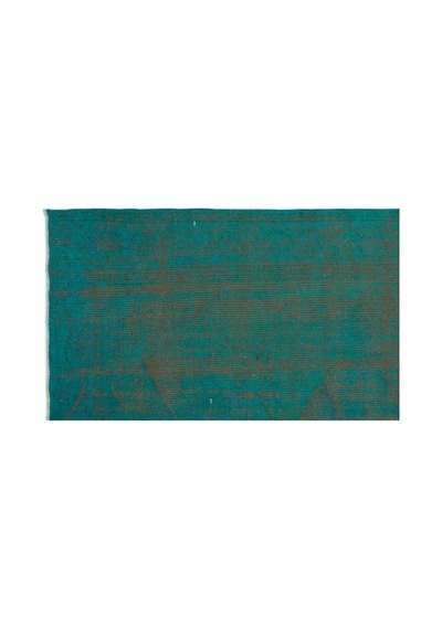 El Dokuması Vintage Yün-pamuk Turkuaz Halı 23125 153 X 258 Cm