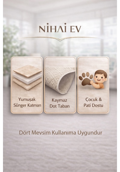 Buççin Online Mağaza Kalın Dijital Kaymaz Yıkanabilir Kuğu Desenli İkili Yeşil Oval Banyo Paspası Banyo Halısı Banyo Deko Çok Renkli