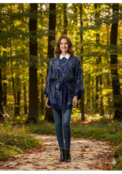 Tarzını Seç Yeni Sezon Rahat Modern Mira Oversize Panço / Tesettür Tunik - Panço