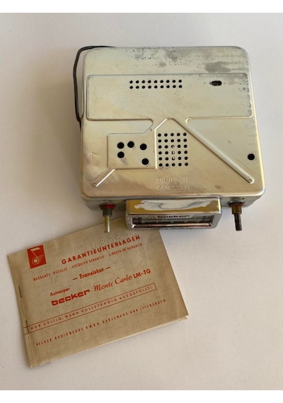 Becker Monte Carlo Tg Klasik Otomobil Radyosu