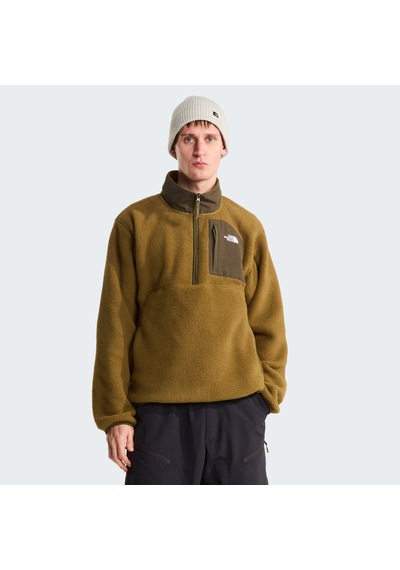 The North Face M Yumiori Off Peak 1/2 Zip Jacket Erkek Polar-34106 Kahverengi
