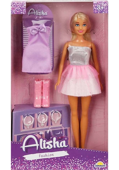 Alisha Gece Elbiseli Bebek Oyun Seti Moda Tutkunları İçin Parıltılı Bir Dünya