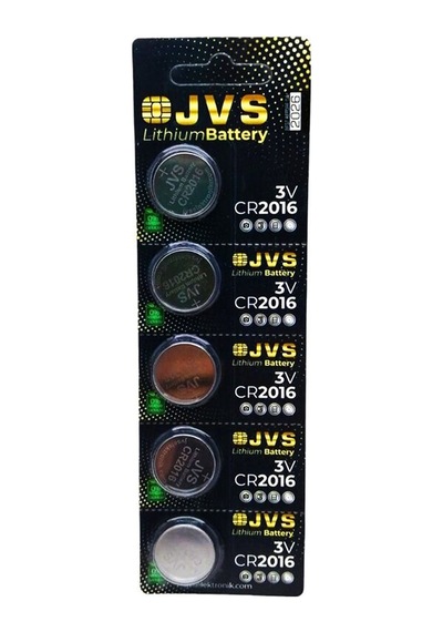 Jvs Cr-2016 3v 5'li Kart Para Pil