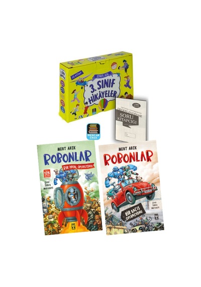 3. Sınıf Hikayeler Okuma Seti 10 Kitap & Robonlar / Bir Kaçış ...