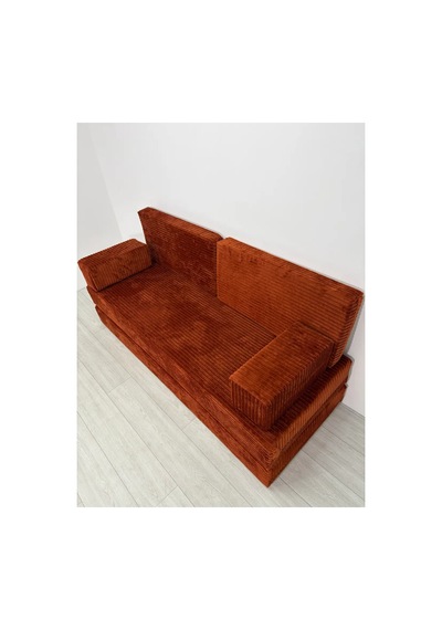 Premium Fitilli Kadife Kumaş, Konforlu Yer Kanepesi ,modüler Koltuk Takımı - Kiremit Turuncu Premium Fitilli Kadife Kumaş, Konforlu Yer Kanepesi ,modüler Koltuk Takımı - Kiremit Turuncu