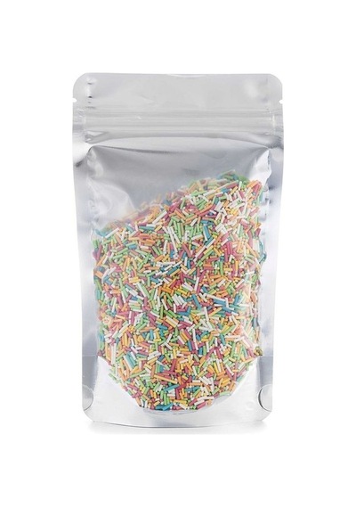 Packtory Ön Şeffaf Metalize Kilitli Doypack Ambalaj 18X29+4,5 cm. 750 Gr. - 50 Adet