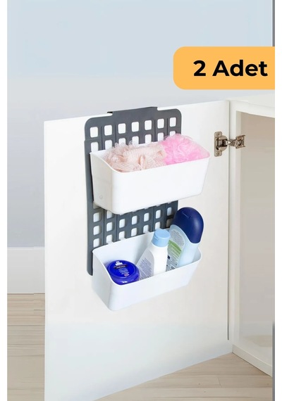 Seviye Ayarlı Dolap Kapağı Düzenleyici 2 Geniş, 2'li Set, Beyaz Beyaz
