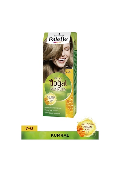 Palette Natural Doğal Renkler Saç Boyası 7 - 0 Kumral