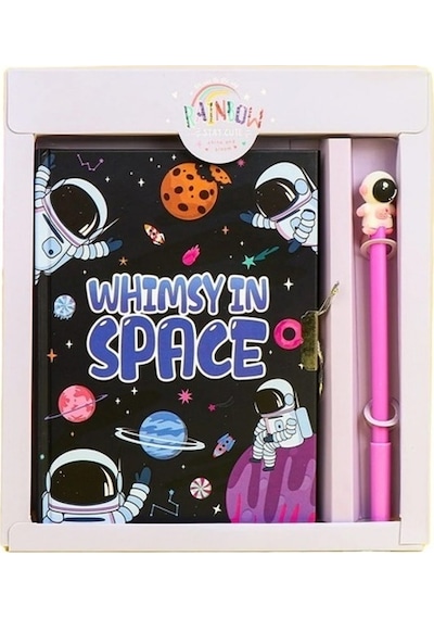 Taros Unick Color Space Adventure Kilitli Hatıra Defteri Kalemli