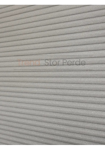 Antrasit Honeycomb Plise %100 Isı Ve Işık Geçirmez Katlanır Cam Balkon Perdesi - Salon Perdesi-005 Antrasit
