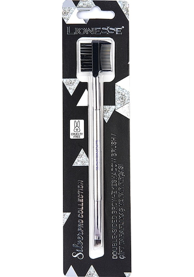 Lionesse Silver Çift Taraflı Kaş Ve Far Fırçası 5134