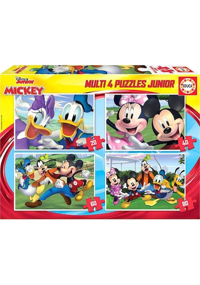 Educa Çocuk Puzzle 20 40 60 80 Parça Mickey Ve Arkadaşları 18627