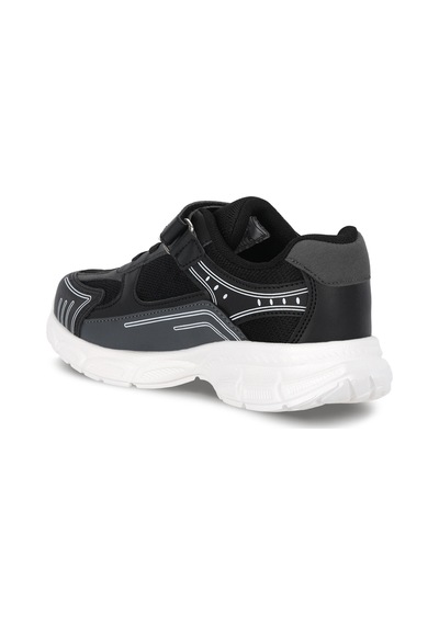 Slazenger Pırus Unisex Çocuk Siyah / Beyaz Günlük Spor Ayakkabısı Siyah - Beyaz
