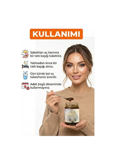 Şifakür Peri Macunu Hayıt Tohumu Kadın Döngü & Hormon Dengeleyici Bitkisel Macun 420g