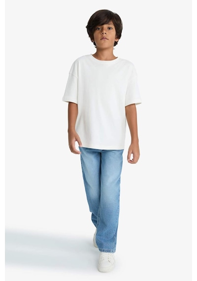 Defacto Erkek Çocuk Wide Leg Geniş Paça Pantolon F0452a825aunm35 Mavi Defacto Erkek Çocuk Wide Leg Geniş Paça Pantolon F0452a825aunm35 Mavi