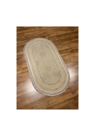 Regina 1400c Turkuaz Oval Halı Çok Renkli