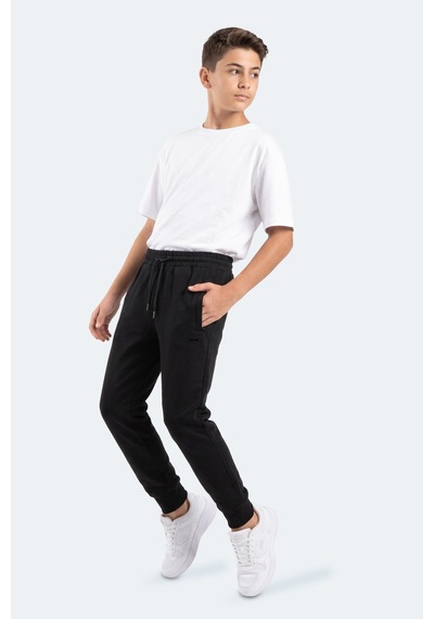 Slazenger Peggy Unisex Siyah Eşofman Altı