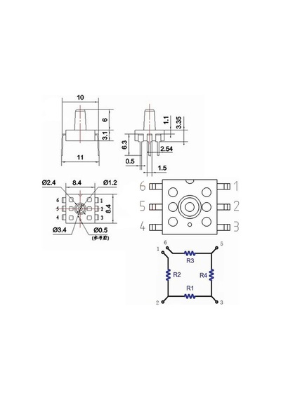 Mps20n0040d-d Basınç Sensörü 0-40kpa Dıp-6 Mems