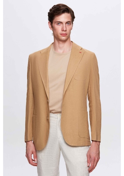 D's Damat Ds Damat Regular Fit Bej Düz Kumaş Ceket 4hc04s2024362 Bej