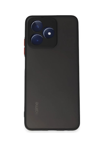 Realme C53 Uyumlu Kılıf Montreal Silikon Kapak - Siyah