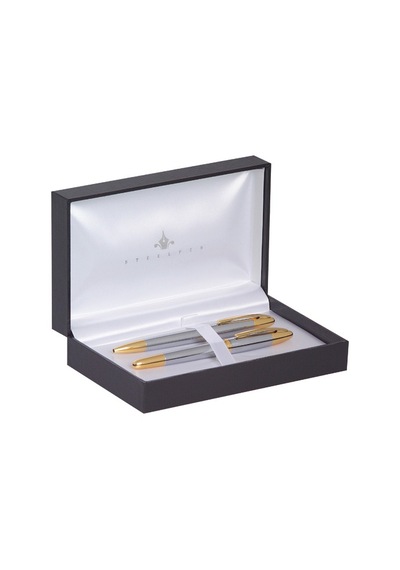 Steelpen Venüs Serisi 176Dt Krom Gold Dolma Kalem+Tükenmez  Kale