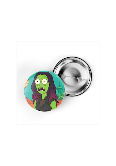 Gamora - 44 Mm İğneli Çanta Rozeti - 5 Adet Diğer