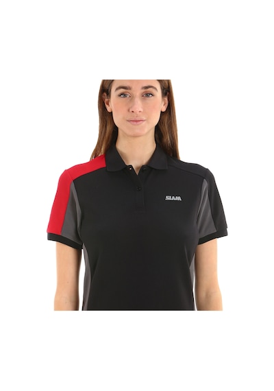 Slam Act Ws Logo Tactel Polo W16 Siyah