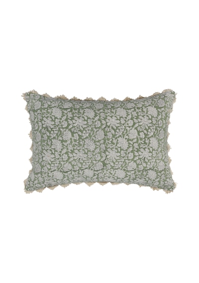 Yargıcı Çiçek Desenli Dikdörtgen Yastık 40x60 Cm 26ynht1024m St