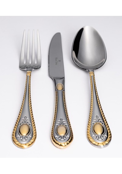 Maxx Doria Paris G Decorated 6 Kişilik 42 Parça Çatal Kaşık Bıçak Takımı Pa1063 Gold