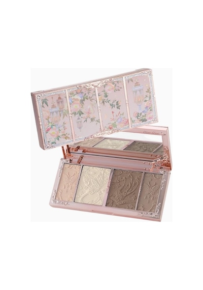 Flower Knows Butterfly Cloud Lüks Kontür & Highlight Paleti 16 G Allıklar 02 Tawny Tea