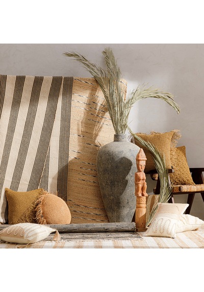 Mudo Home Valetta Tassel Kırlent Naturel 50x50 Bej