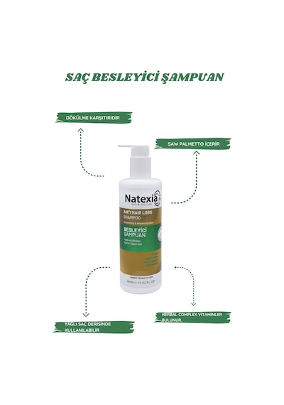 Yağlı Saçlar İçin Dökülme Karşıtı Besleyici Şampuan 400 Ml