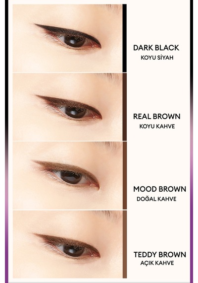 Missha Pürüzsüz Çizim Sağlayan İnce Tasarımlı , Suya Dayanıklı Göz Kalemi Thin Pencil Liner (Real Brown)