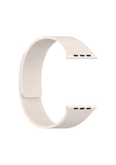 Apple Watch Uyumlu  40mm Zore Krd-136 Kabartma Desenli Silikon Kordon