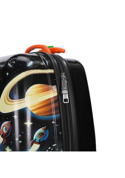 Wexta Valiz Çocuk Valiz Wx-420 Astronot Baskılı Çocuk Valiz Mavi - Siyah