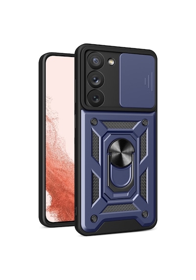 Nihcase Samsung Uyumlu Galaxy S23 Kılıf Magnetik Standlı Kamera Korumalı Slide Sürgülü Cover Kapak